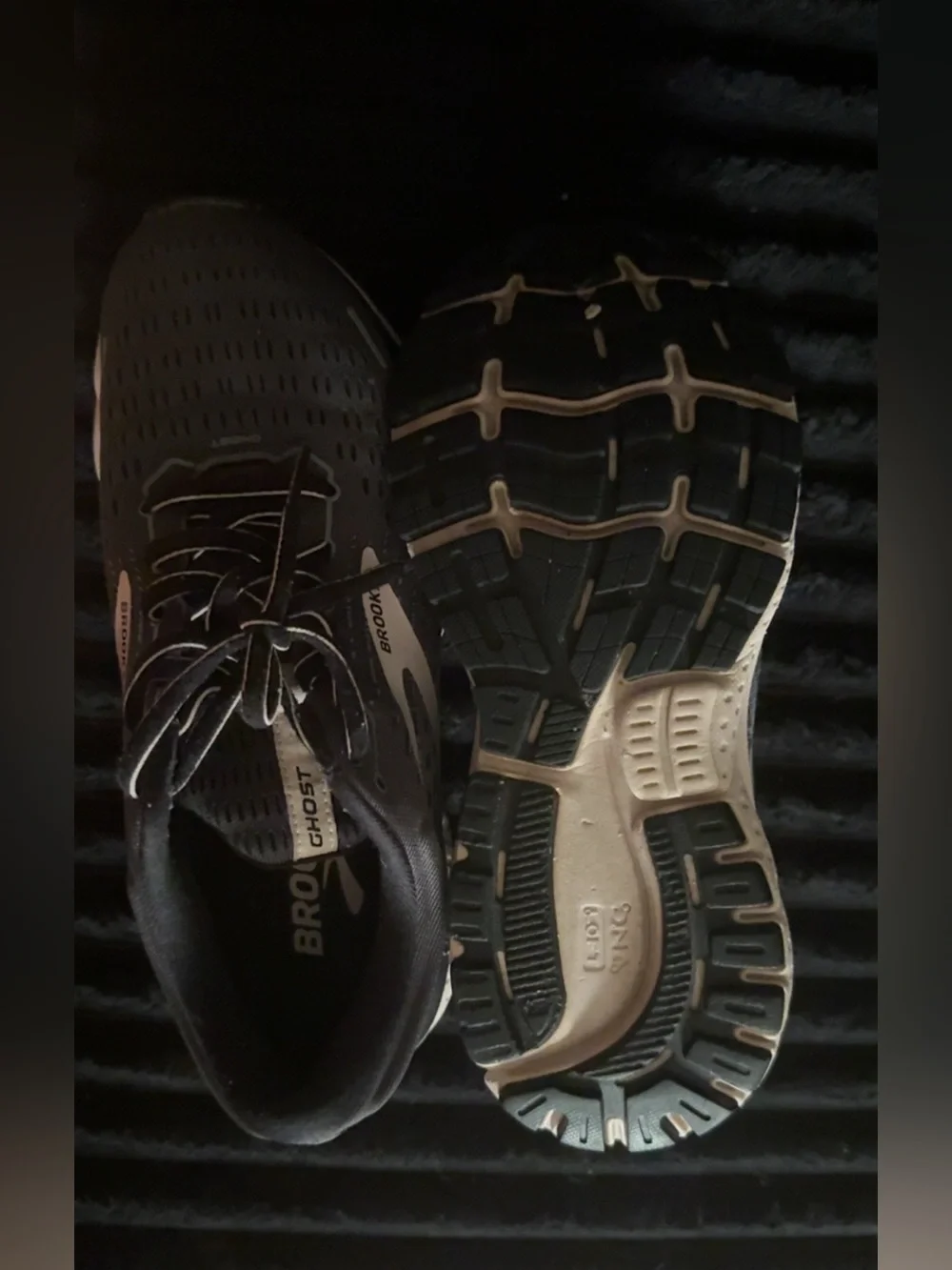 Brooks women’s  Running Shoes - Black and Cream Accents